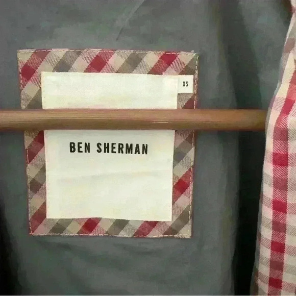 Ben Sherman trench raincoat multicolor size xs in good condition - Picture 3 of 7